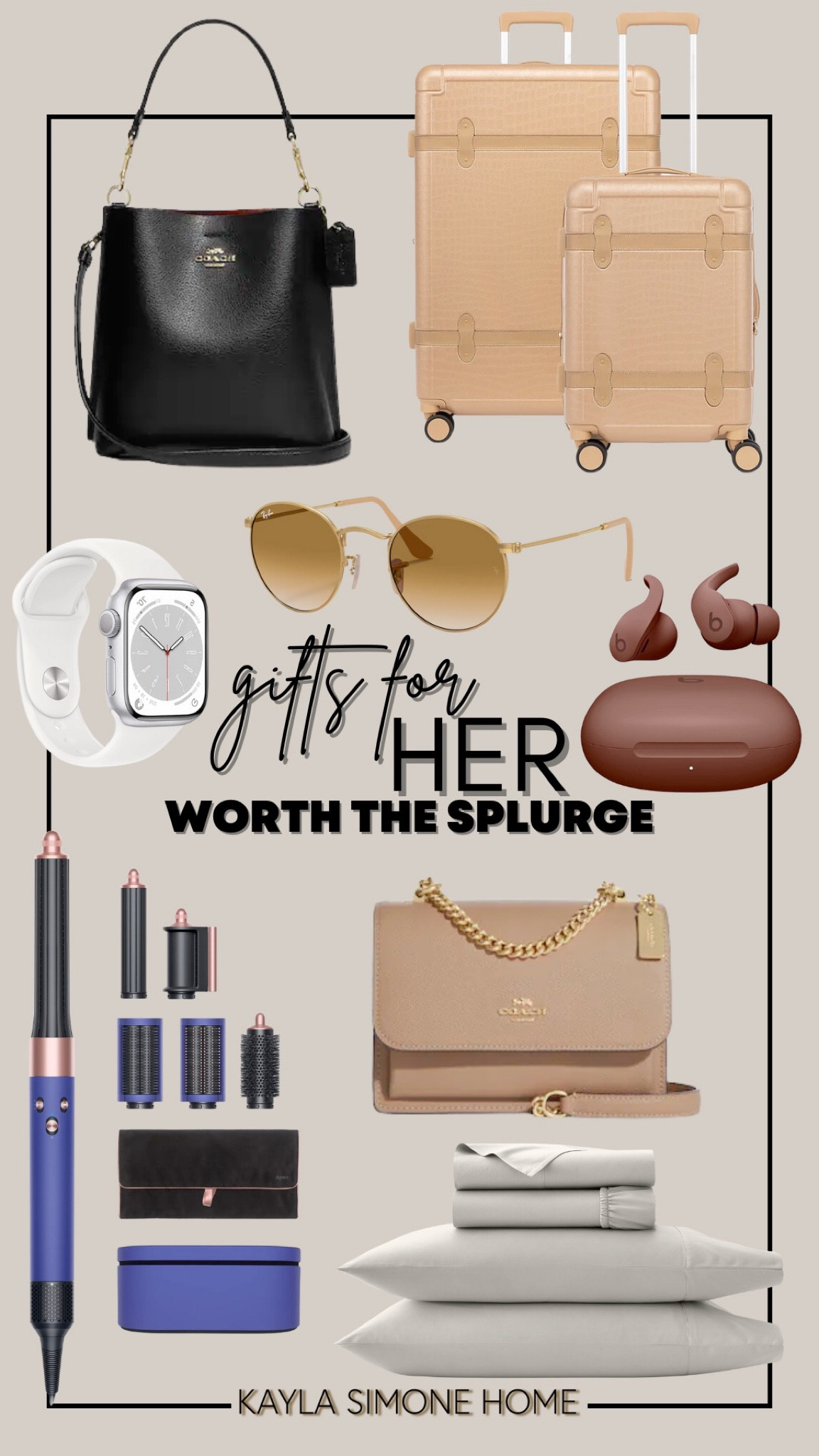 I’ve included some of my favorite Coach purses and classics like my Apple Watch here- these are definitely “worth the splurge” this holiday season! 

#LTKSeasonal #LTKGiftGuide #LTKHoliday