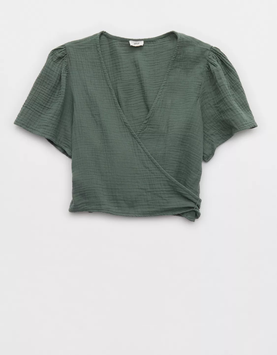 Aerie Day-Off Wrap Top | American Eagle Outfitters (US & CA)