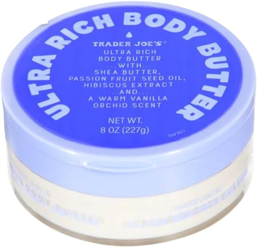 Trader joe's Ultra Rich Body Butter with shea butter, coconut oil, passion fruit seed oil, hyalur... | Amazon (US)