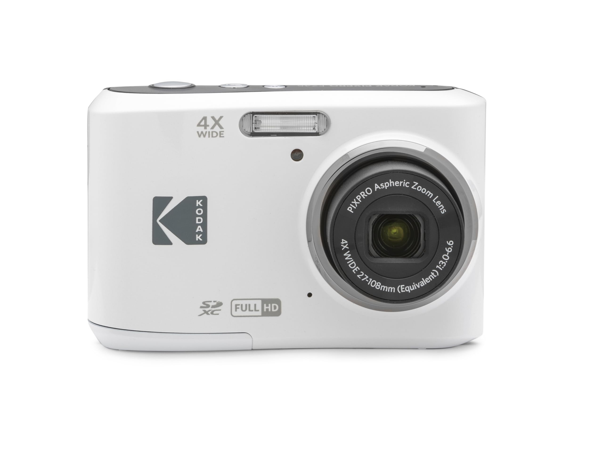 KODAK PIXPRO Friendly Zoom FZ45-WH 16MP Digital Camera with 4X Optical Zoom 27mm Wide Angle and 2... | Amazon (US)