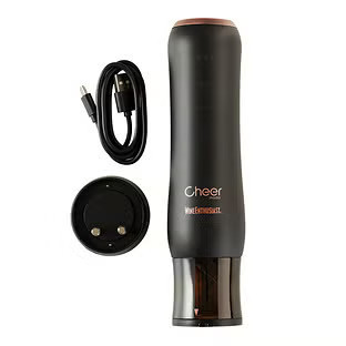 Wine Enthusiast Cheer Moda Automatic Opener Black | The Container Store