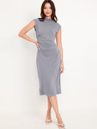 Ruched Midi Dress | Old Navy (US)