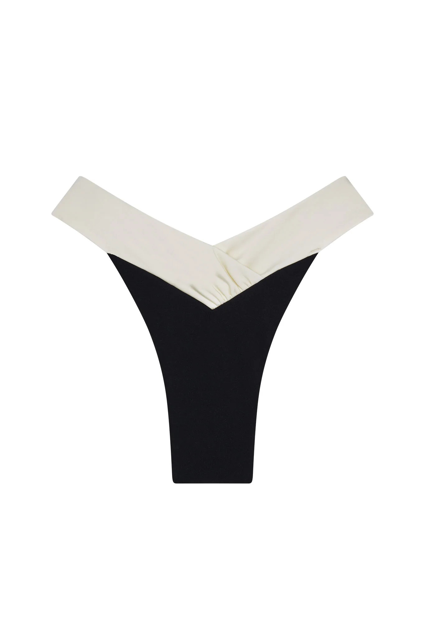 Marseille Bottom - Black/Ivory | Monday Swimwear