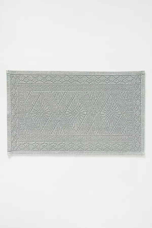Misona Stonewashed Cotton Bath Mat | Anthropologie (US)