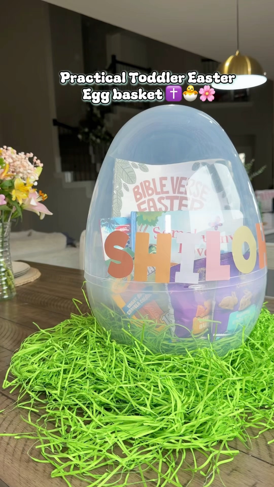 Spring Easter egg basket for my toddler. 🌸 Can’t believe I found the viral Easter egg before it sold out! 

Easter basket ideas 

#LTKmomlife #LTKKids #LTKSeasonal