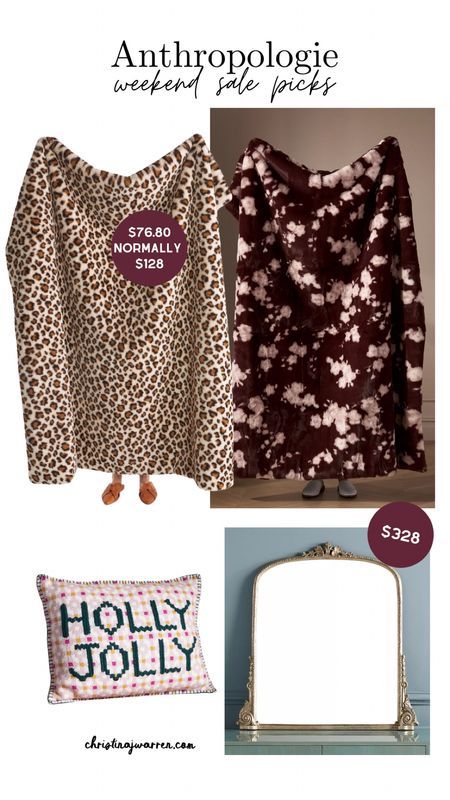 This leopard print blanket will be everybody’s favorite! The softest and great quality! Looks amazing in any decor! #anthropologie #anthroliving

#LTKHolidaySale #LTKhome
