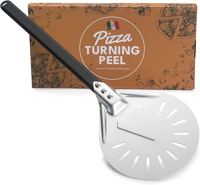 Pizza Turning Peel - Pizza Turner Peel for Pizza Oven - Metal Pizza Peel Turner - Outdoor Pizza O... | Amazon (US)