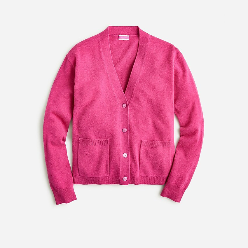 Cashmere patch-pocket cardigan sweater | J. Crew US