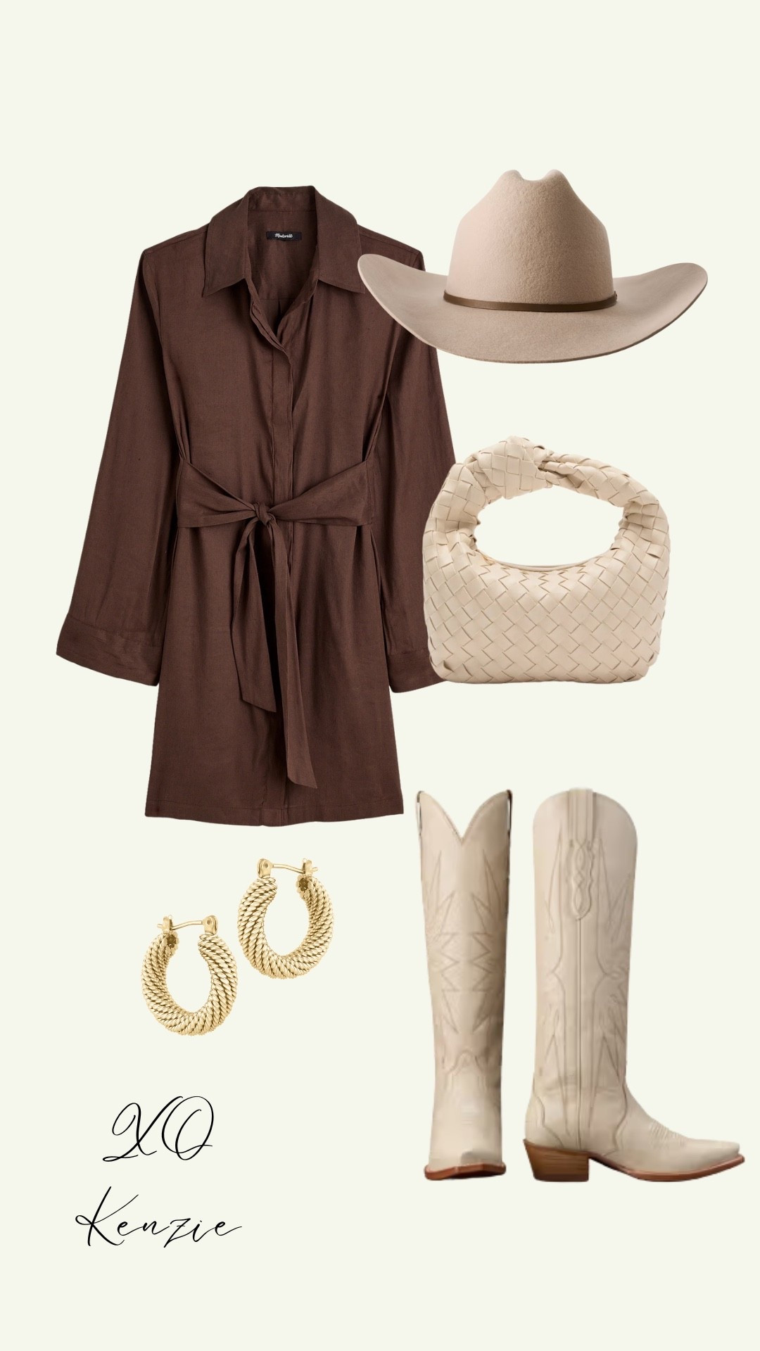 Fall Country Concert Outfit Idea | Brown Tie Dress | Fall Dresses | Fall Outfit Ideas | Fall Transition Style 

#LTKautumn #LTKSeasonal