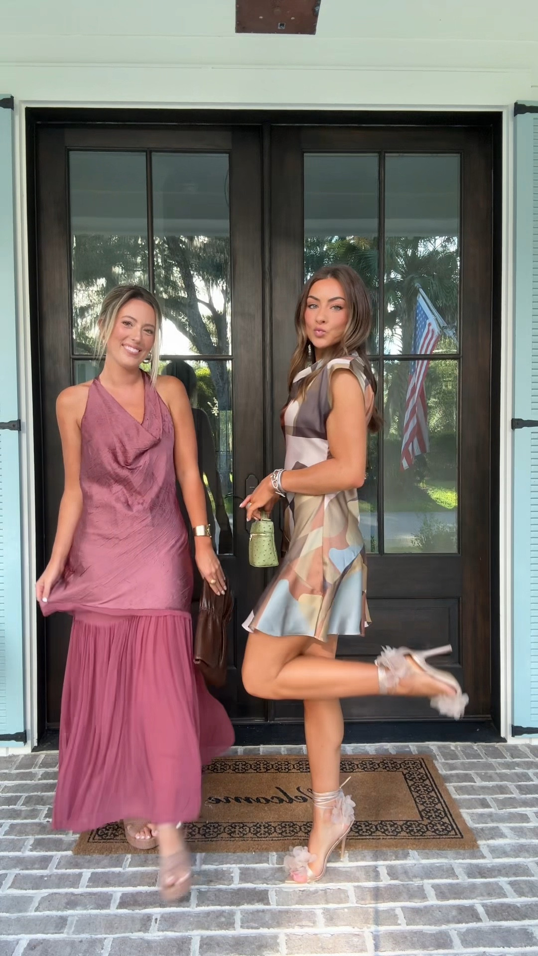 Dress is Misa SANDY DRESS! Currently sold out but I will link once it comes back in stock!