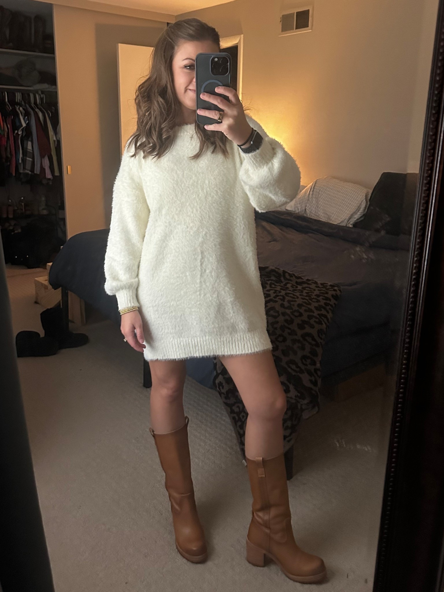 Today’s church outfit 

#churchoutfit #casualdresses #sweaterdress #ootd #boots

#LTKPetite #LTKFindsUnder50 #LTKootd