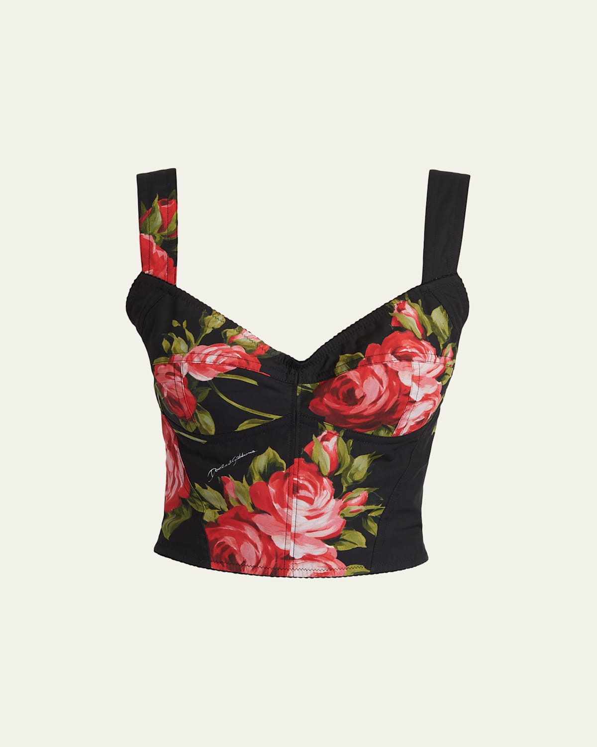 Floral-Print Corset Top | Bergdorf Goodman