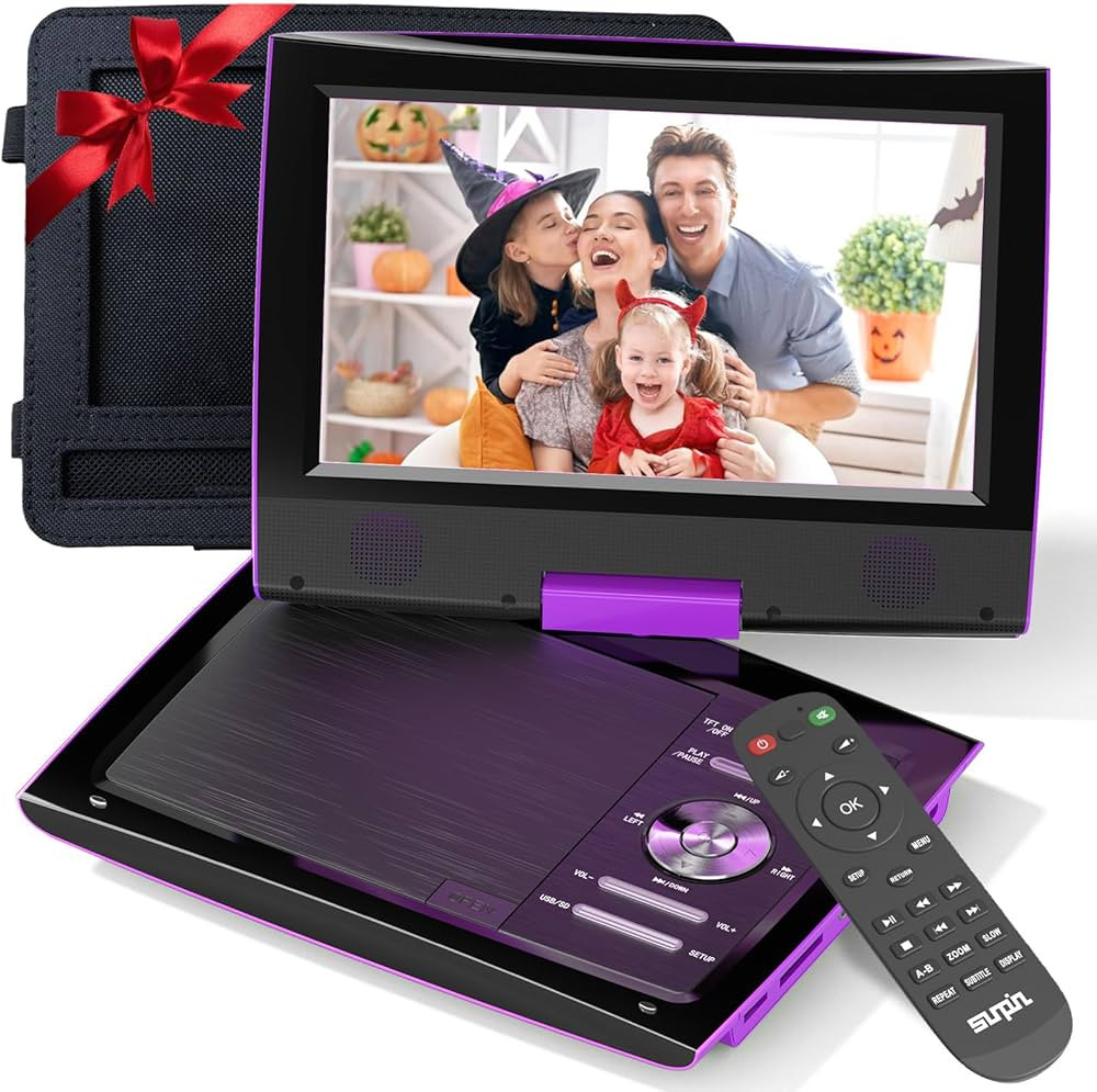 SUNPIN 11.5" Portable DVD Player with 9.5" HD Swivel Screen DVD Player for Car and Kids,Headrest ... | Amazon (US)