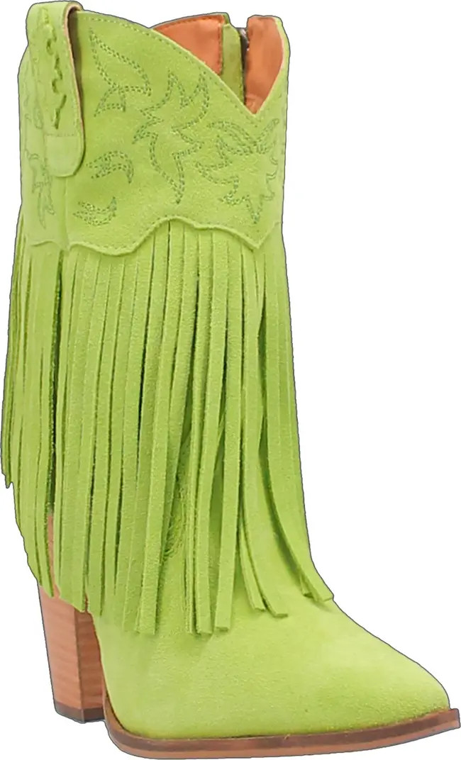 Dingo Fringe Zip-Up Western Boot (Women) | Nordstrom | Nordstrom