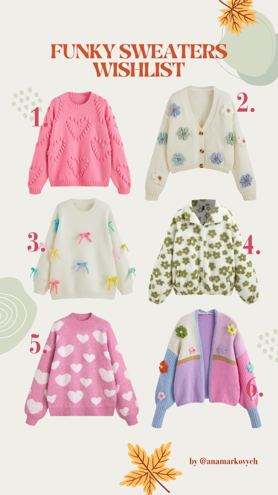 Funky sweaters wishlist 💕

#LTKautumn #LTKcanada #FashionMonth