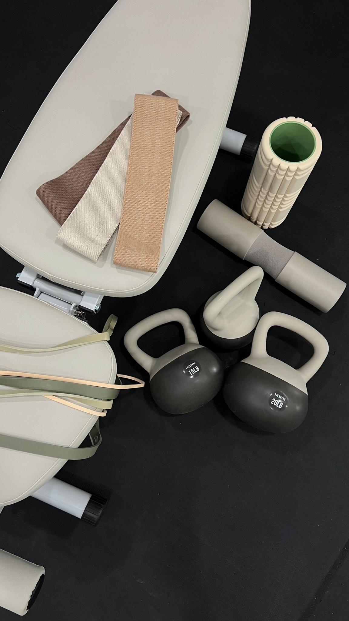 Aesthetic gym equipment 