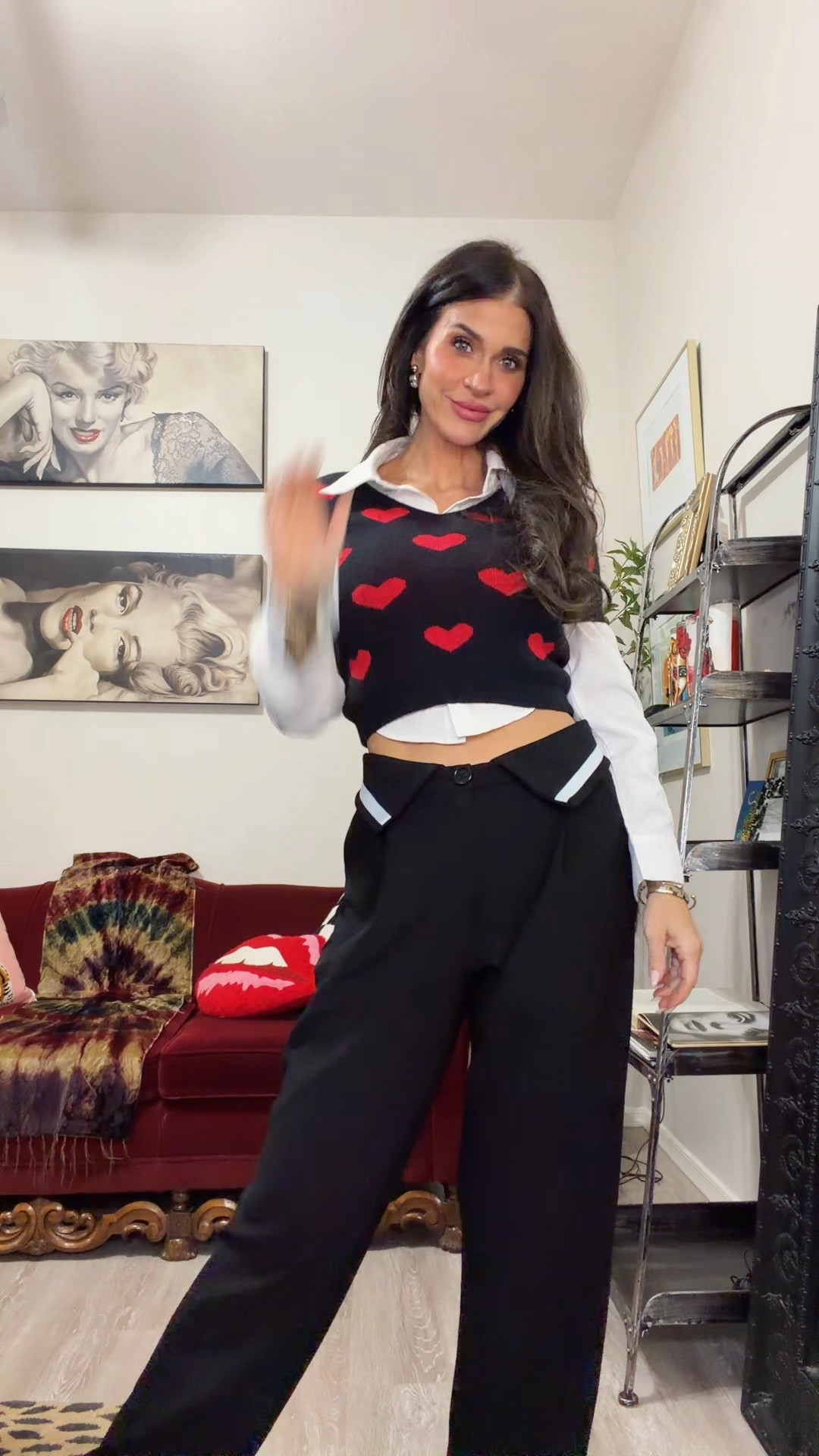 Everything in this video is old. But I recreated the look with links that seem to say they will be here before Valentine’s Day. And some of them are on sale. 

Women’s Valentine’s Day outfit
Heart sweater
Women’s office outfit
Women’s trouser pants


#LTKValentine #LTKootd #LTKSaleAlert