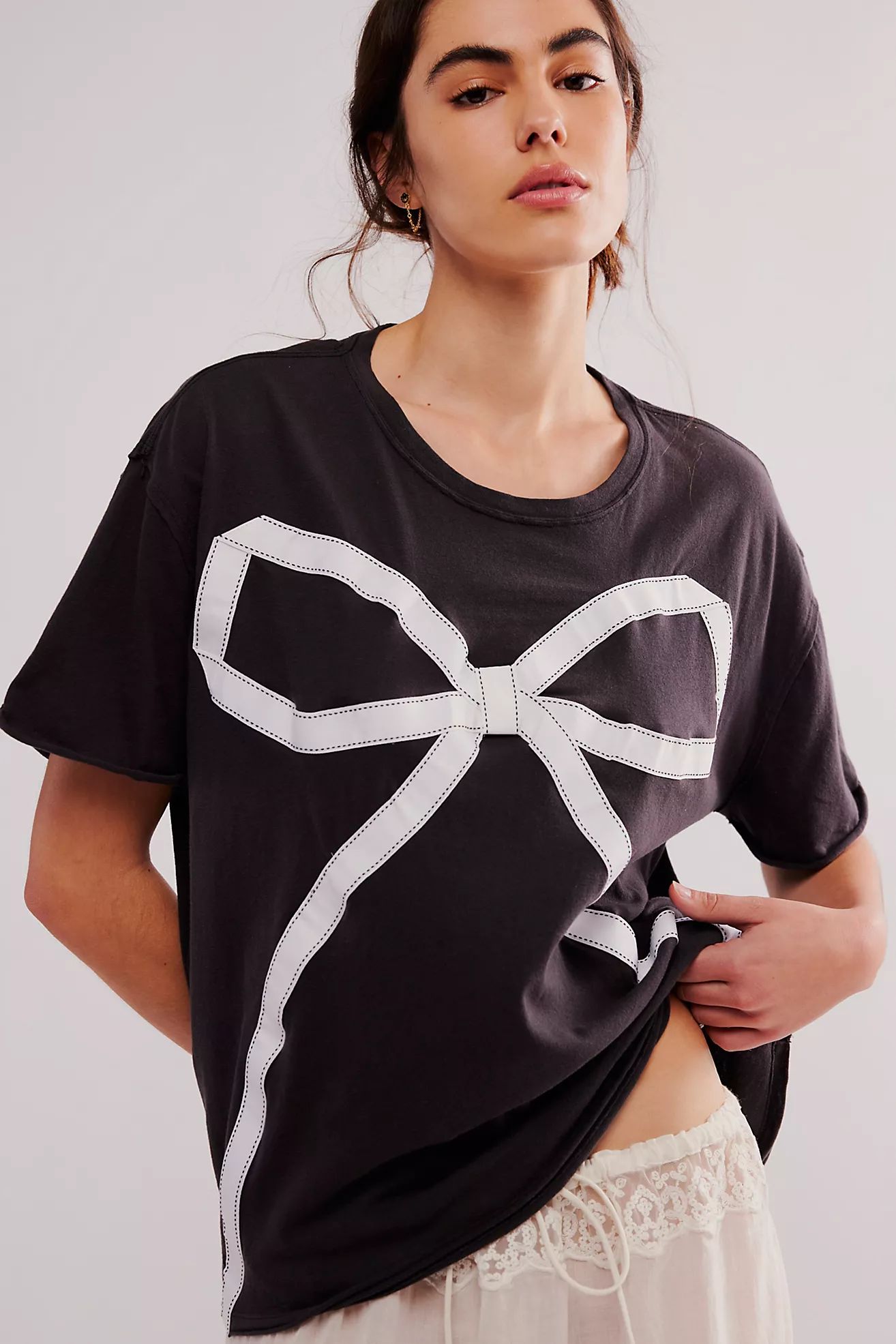 Tricia Fix Exploded Bow Tee | Free People (Global - UK&FR Excluded)