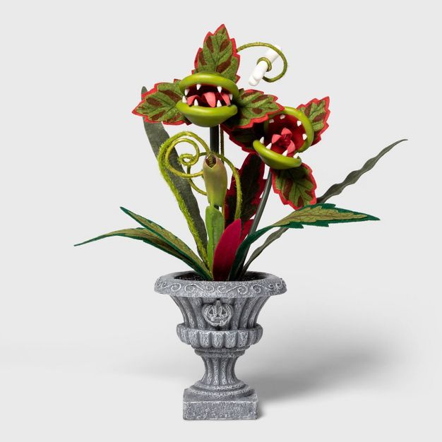 Ghoulish Garden Small Fly Trap Halloween Artificial Plant - Hyde &#38; EEK! Boutique&#8482; | Target