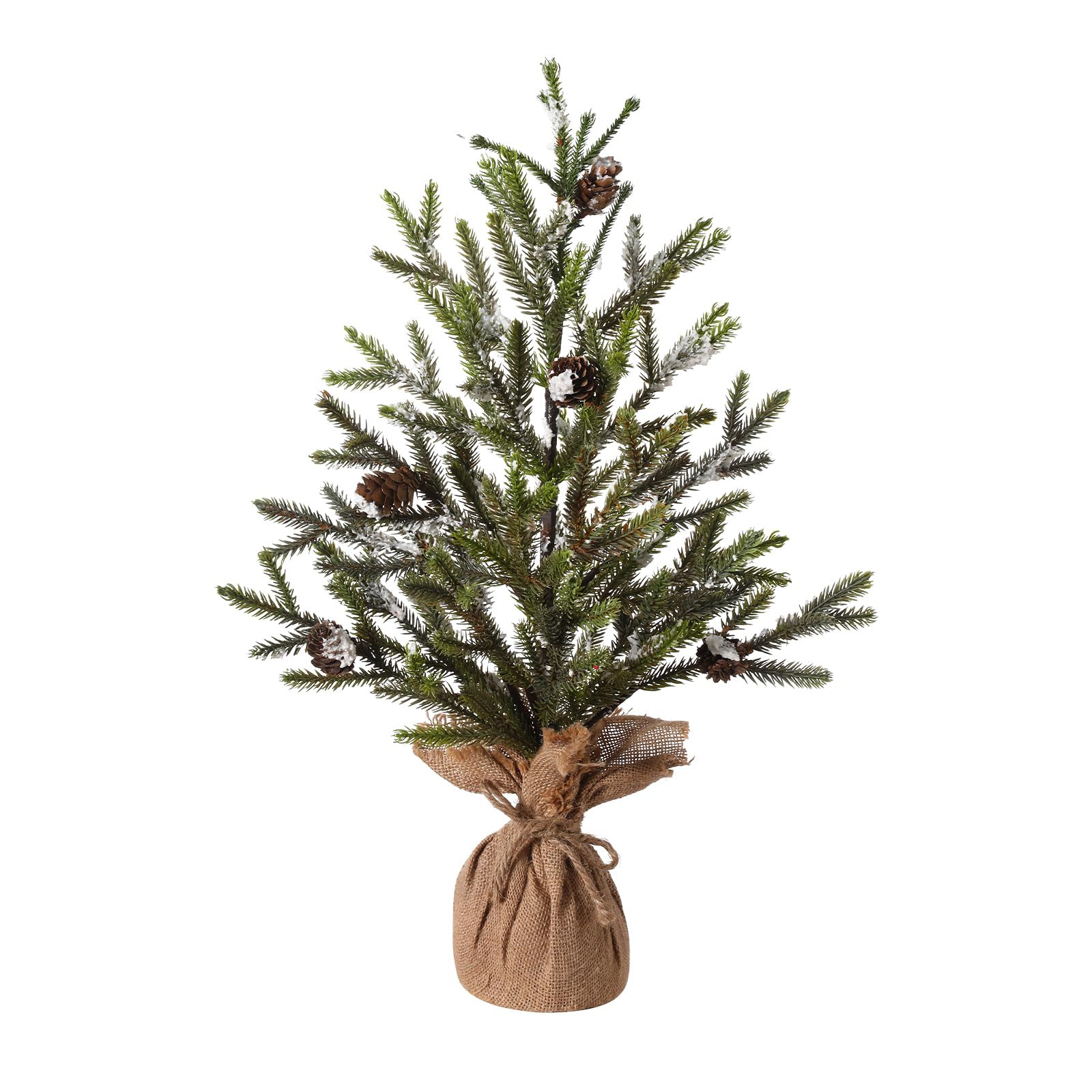22Inch Artificial Christmas Tree – Mini Tabletop Xmas Tree, Realistic Pine Needles, Pinecones &... | Amazon (US)