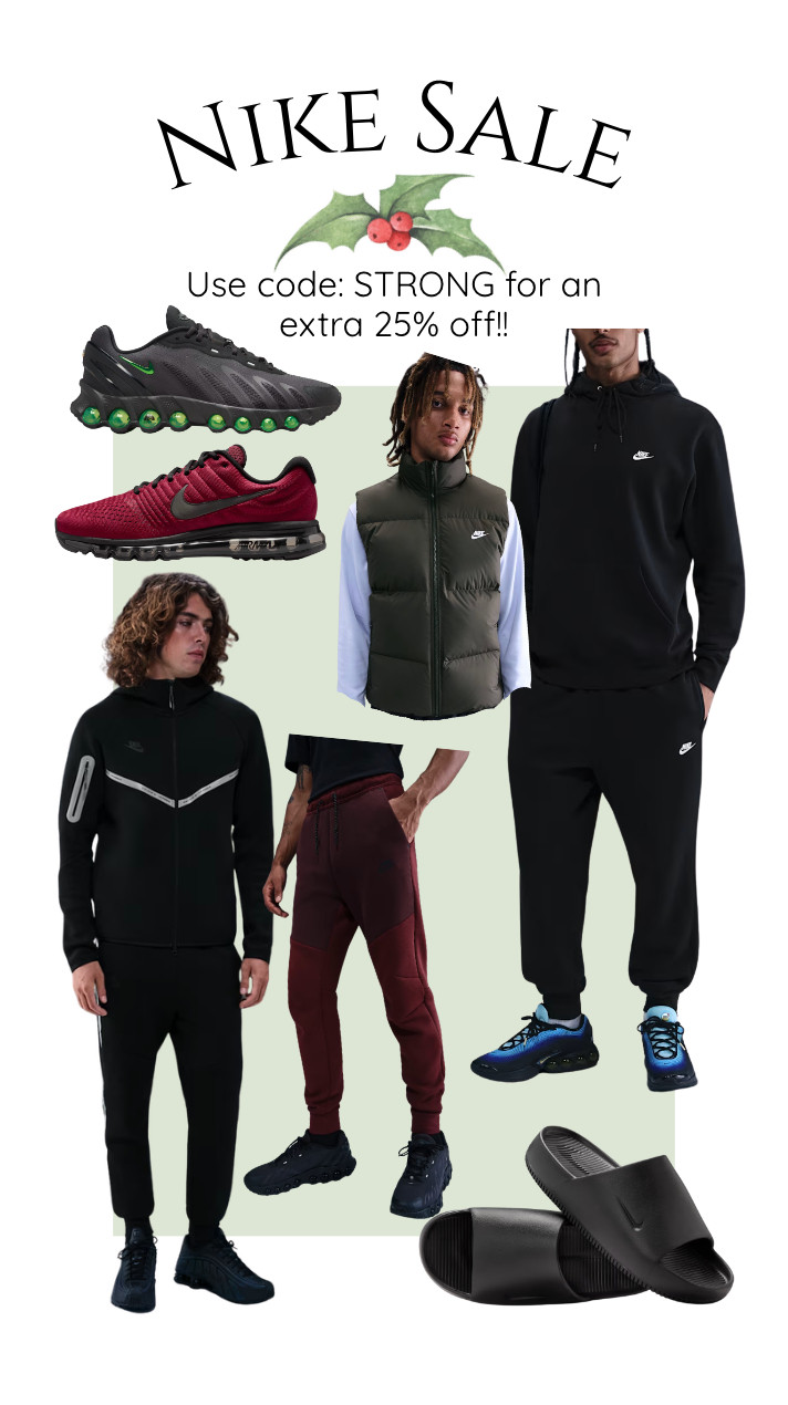 Sale at Nike!! Save an additional 25% with code: STRONG!  

 #LTKGiftGuide #LTKActive #LTKSaleAlert