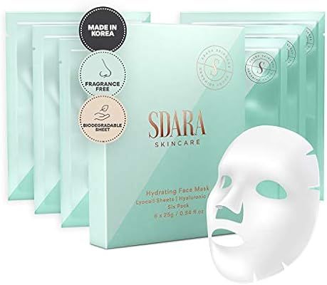 Sdara Hydrating Sheet Masks For Deep Moisturizing And Revitalizing Skin Brightening And Hydrating... | Amazon (US)