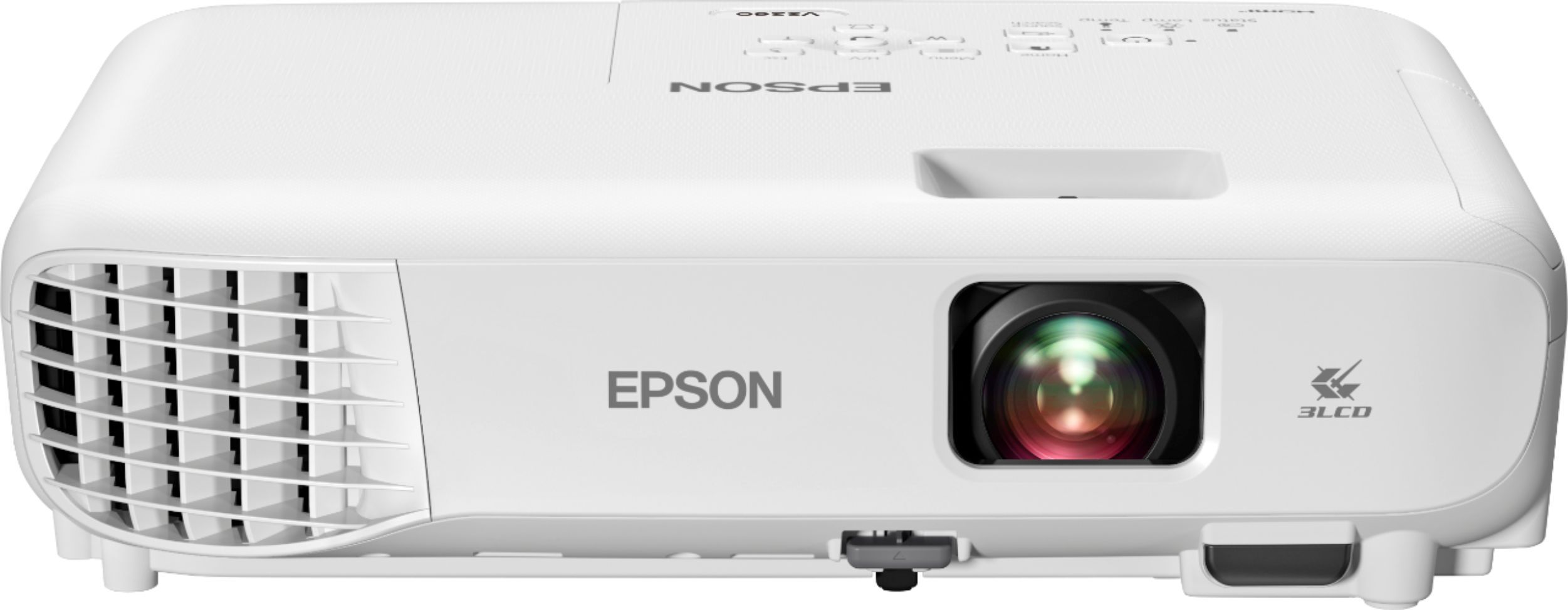 Epson VS260 XGA (1024 x 768) 3LCD Projector White V11H971220 - Best Buy | Best Buy U.S.