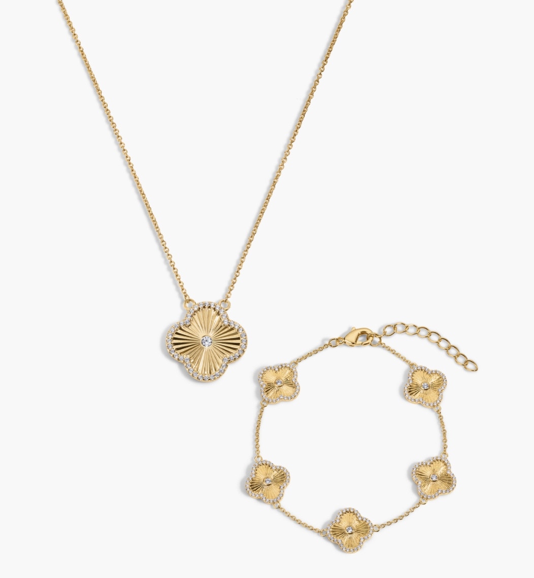 This necklace and bracelet set are on sale!

#LTKSaleAlert