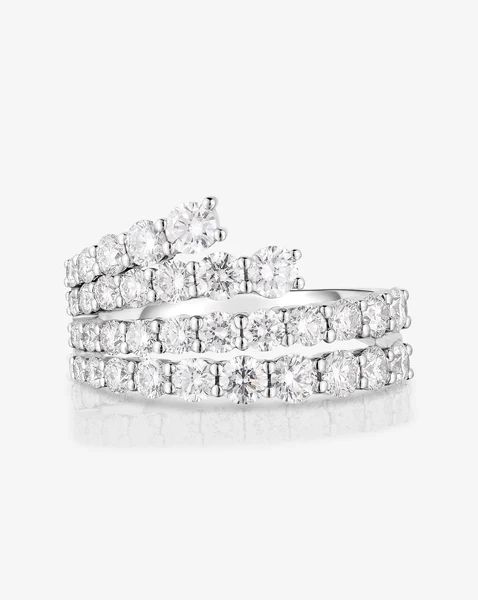 Fanned Diamond Statement Ring | Ring Concierge