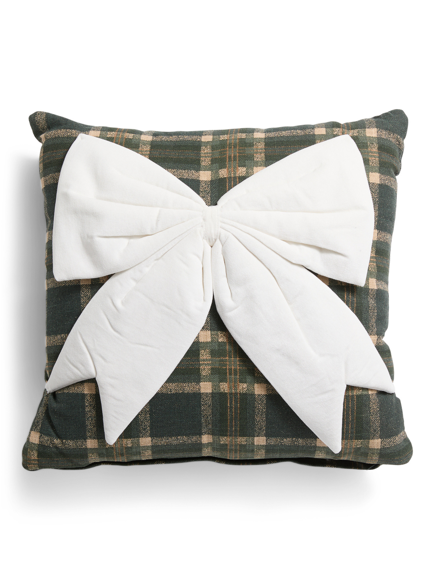 18x18 Velvet Bow Pillow | TJ Maxx