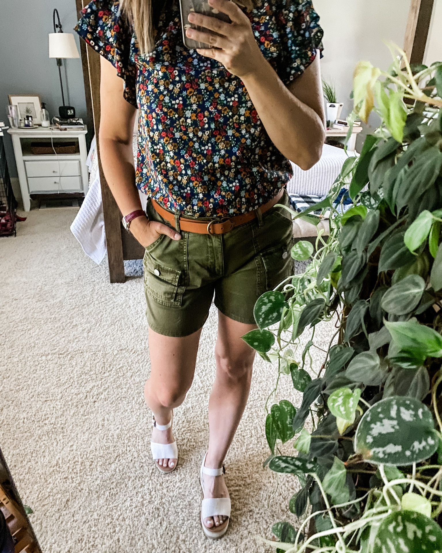 Olive is the new black.
Cargo shorts are my new fave.
And this entire fit is perfect for my mother/daughter shopping day with Kenz! 

#LTKOver40 #LTKSeasonal #LTKFindsUnder100