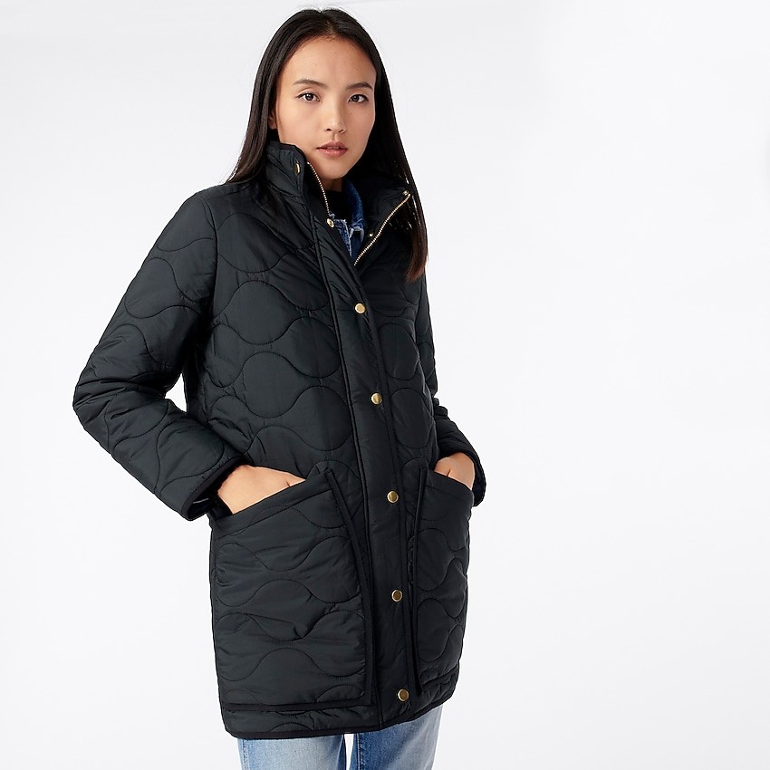 Quilted cocoon puffer with PrimaLoft® | J. Crew US