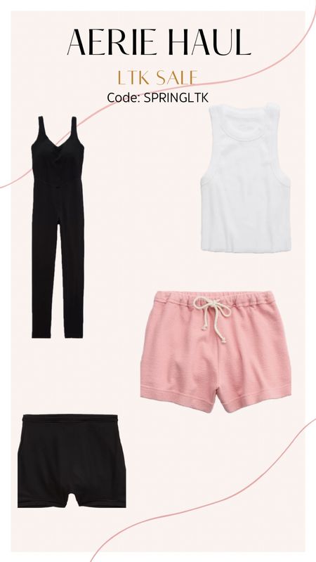 What I ordered from Aerie: Postpartum additionn
High rise shorts // jumpsuit // basic tank tops // underwear // high rise underwear  //



#LTKSpringSale #LTKsalealert