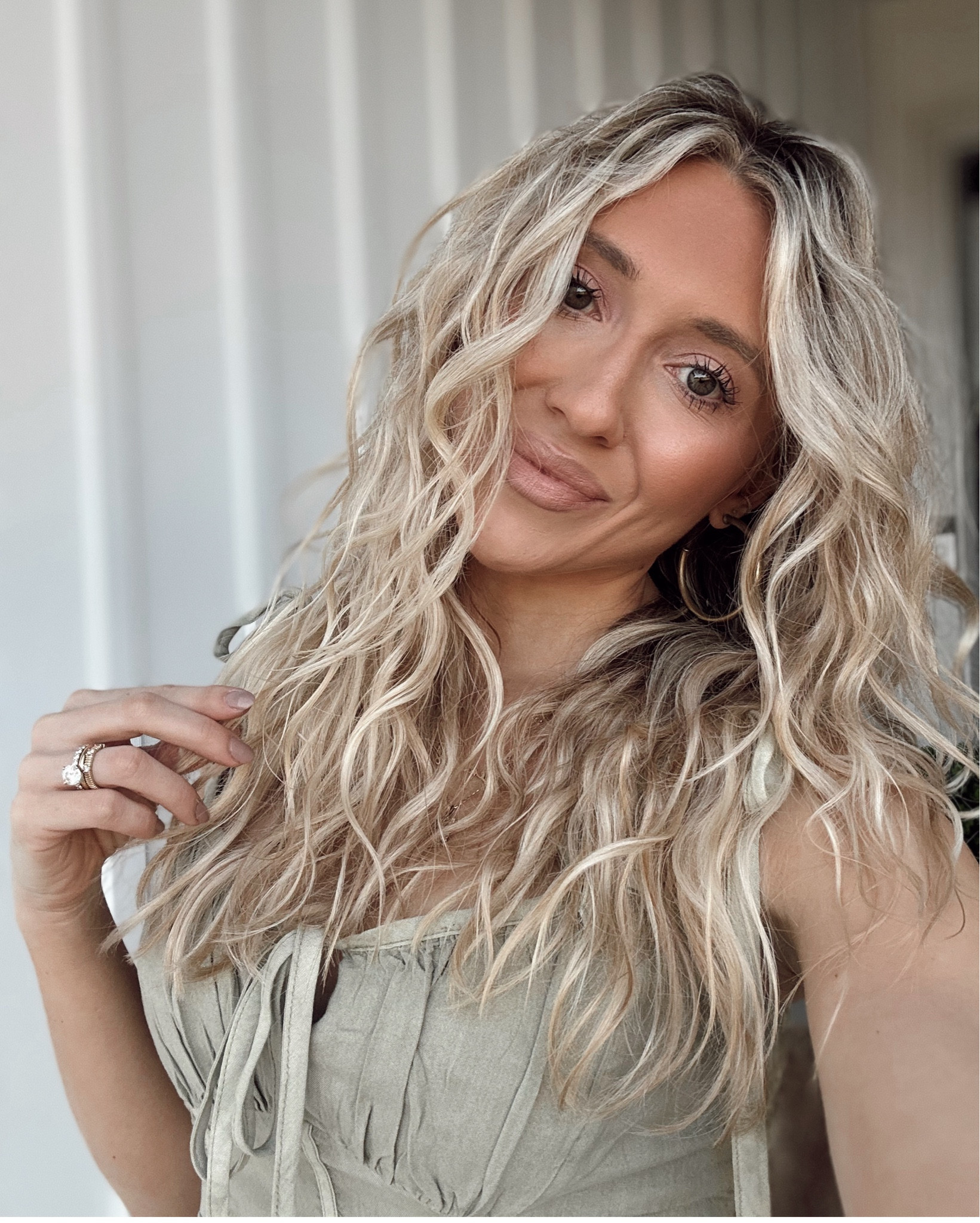My curly | wavy hair favorites 👇🏻

Read below to see how I enhanced my natural curl / wave! 

1. Shampoo + Condition Hair with
@lorealpro (curl expression line!)
*important step* comb your hair with conditioner in the shower! I use a wide tooth comb!

2. Rinse hair -> once out of the shower | towel dry with a microfiber towel don't rub and roughly disturb your curl pattern I like to just scrunch the water out after I get out of the shower!

3. Don't brush your hair!!! Now we apply product | I use the @lorealpro (curl expression cream, + 10 in 1 mousse, @oribe maximista at my root for volume!) apply all products through AGAIN don't brush just scrunch this in! You can use the towel again if your hairs still too wet!

4. Diffuse your hair on low heat and the lowest air flow setting! Slow and steady! Takes more time but it turns out great!
I get the roots dry first then work towards the ends.

5. Once your hair is dry | almost dry you can add some texture spray or beach wave spray of your liking! I like all the @oribe ones! Dry texture spray and apres beach waves aerosol sprays.

6. You're done! Comment or DM and questions! Or ask me at your next appointment! *all products are sold at @juliusmonroe

#LTKBeauty #LTKStyleTip