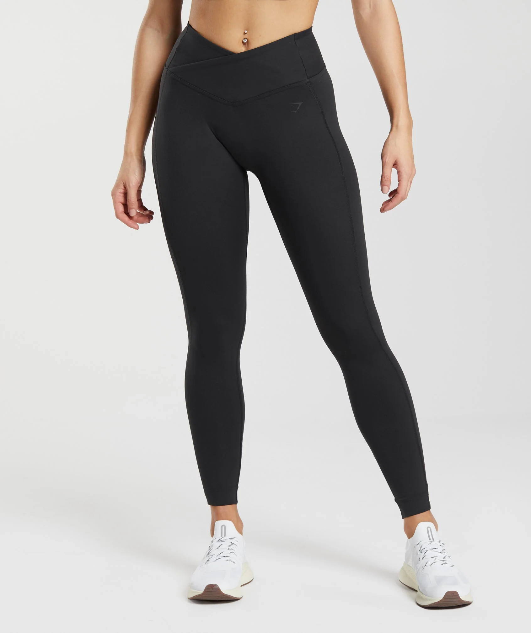 Crossover Leggings Black | Gymshark US
