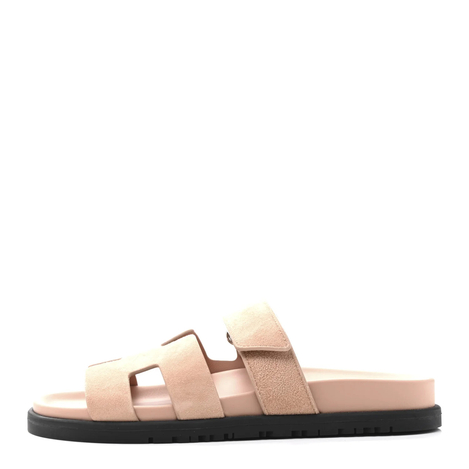Suede Goatskin Womens Chypre Sandals 36 Nude | FASHIONPHILE (US)