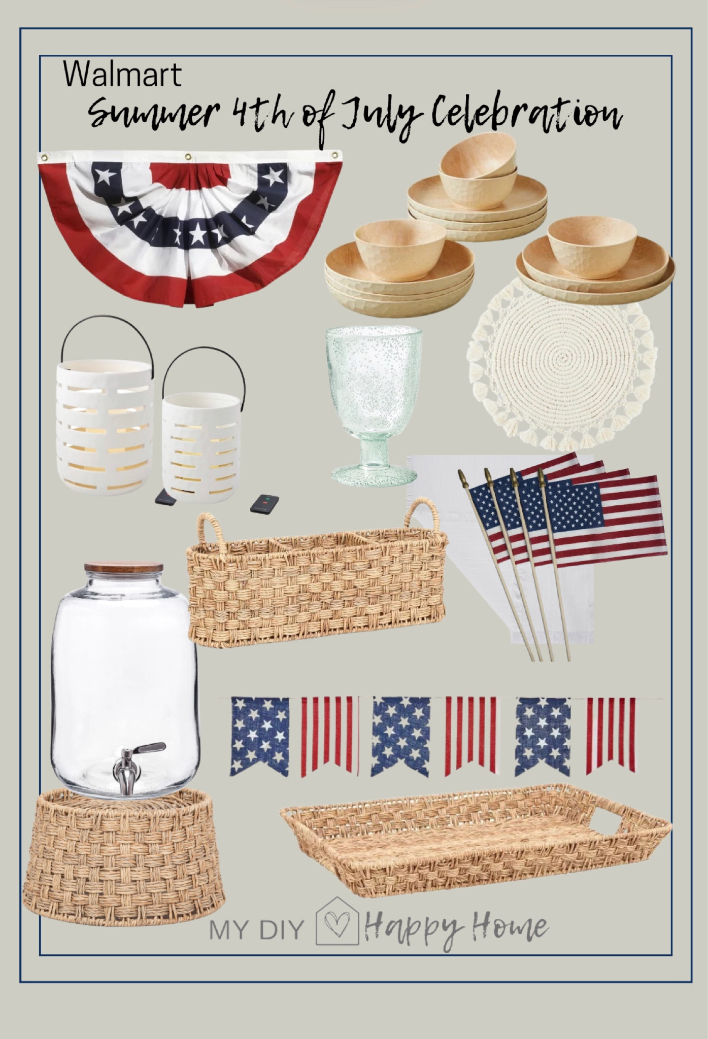 Patriotic Summer entertaining with @walmart. I found everything I needed for summer get togethers and our upcoming July 4th celebration.  You can even order many items online and choose store pickup! 

#walmartpartner #welcometoyourwalmart #walmartsummer #walmarthome @shop.LTK #liketkit 

#LTKSeasonal #LTKunder50 #LTKhome