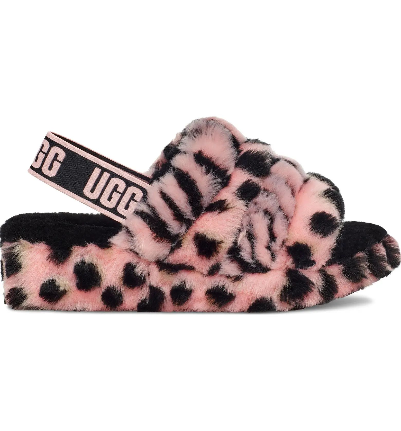 UGG® Fluff Yeah Animalia Slingback Sandal | Nordstromrack | Nordstrom Rack