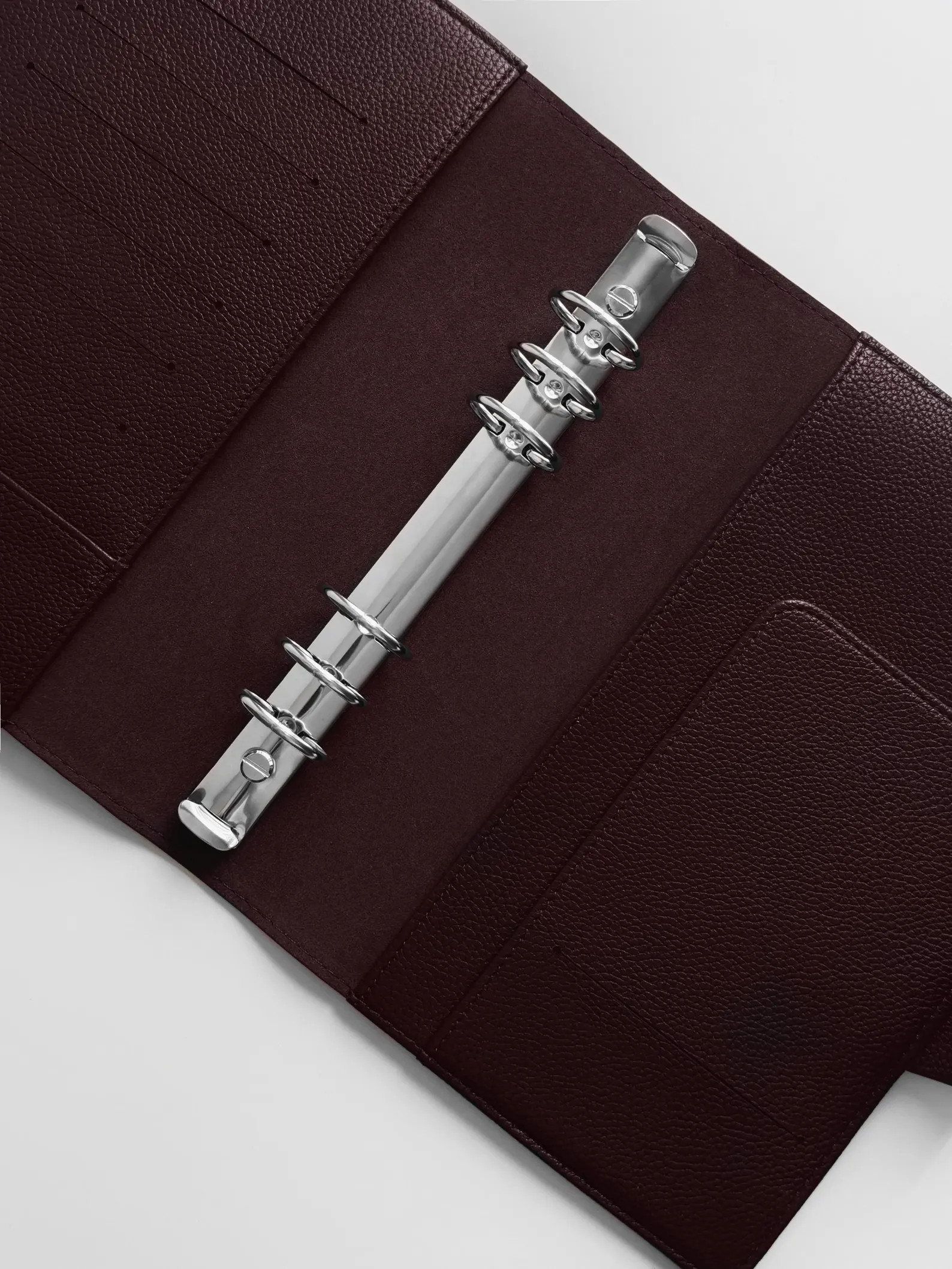 Refillable Notebook Cover "Merlot" | Burgundy Personalizable | With rings / without rings | Binde... | Etsy (US)