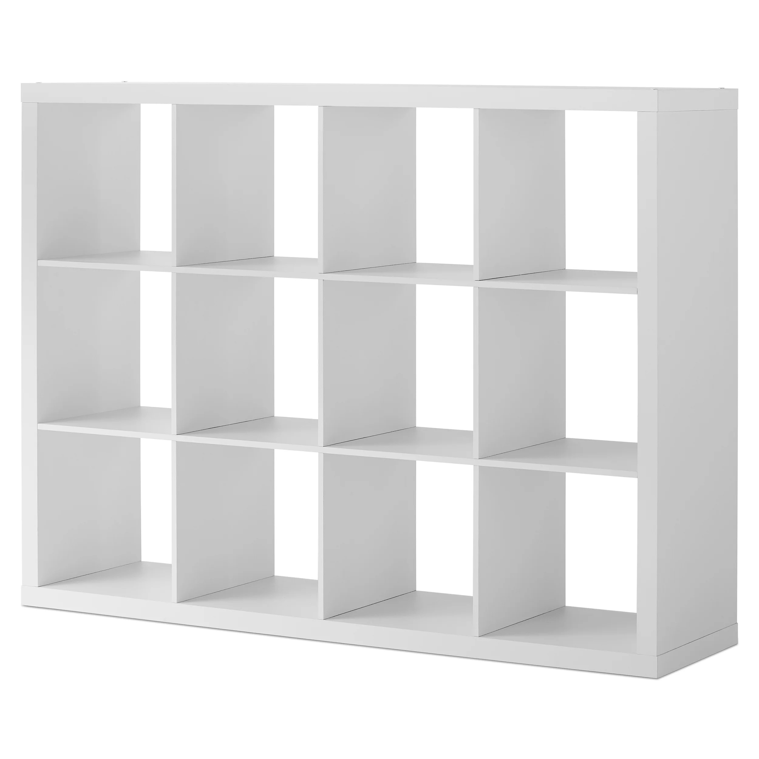 Better Homes & Gardens 12-Cube Storage Organizer, White Texture | Walmart (US)