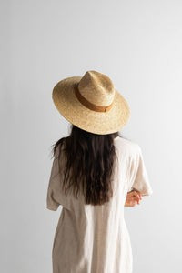 Isla Straw Fedora - Natural | Gigi Pip