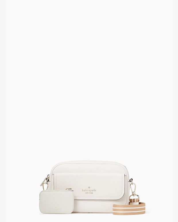 Rosie Pebbled Leather Flap Camera Bag | Kate Spade Outlet