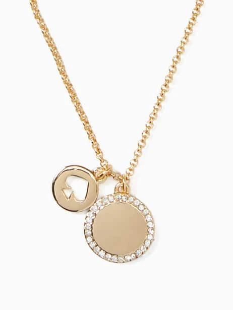 spot the spade pave charm pendant | Kate Spade Outlet