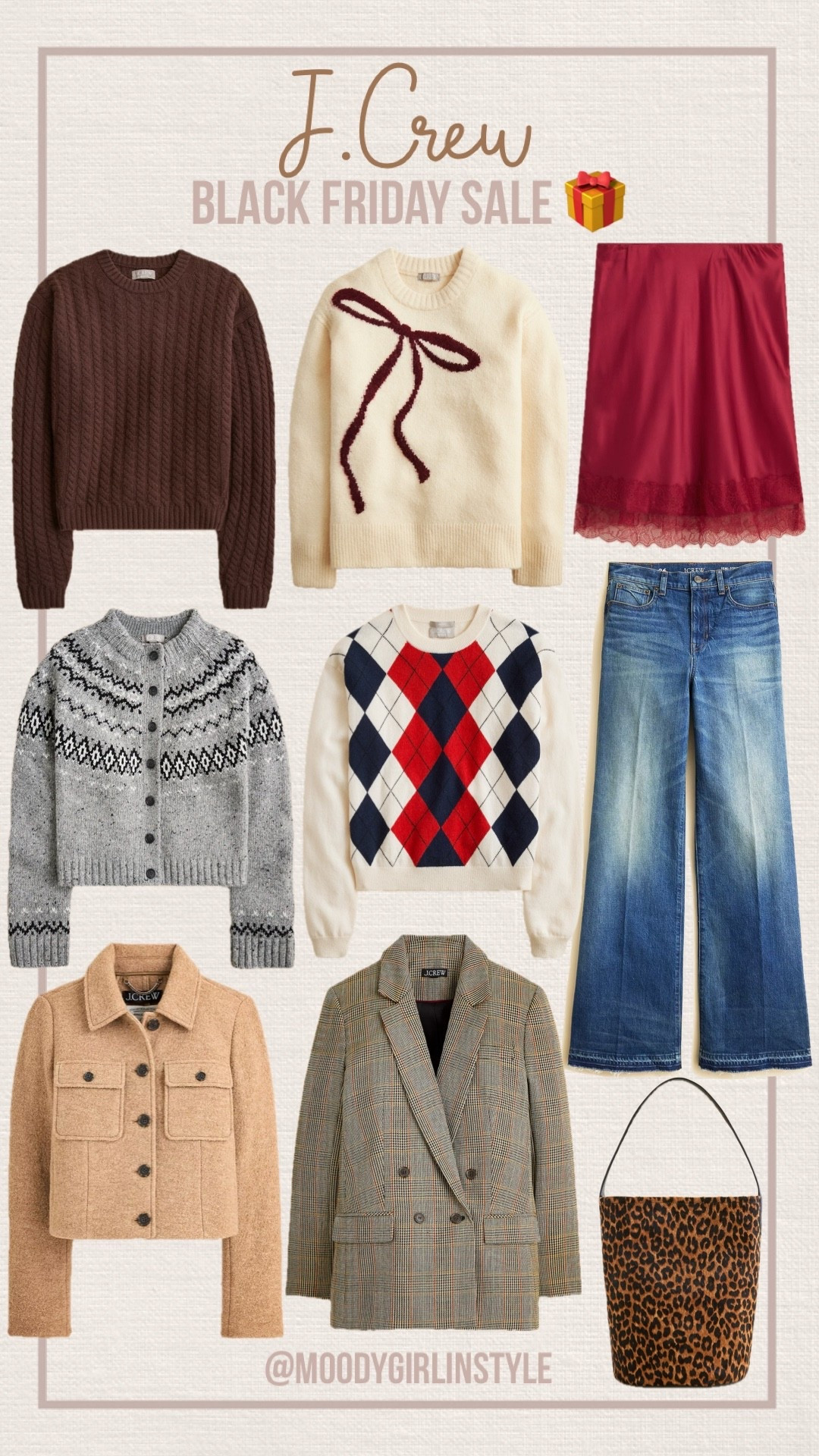 JCrew Black Friday Event: Save 50% off your purchase and Save 30% off cashmere, suiting & chinos. Prices as marked. 

JCrew style, JCrew fashion, Fall fashion, fall style, workwear, Black Friday sale, sweater weather, leopard sweater, blazer#LTKCyberWeek

#LTKSeasonal #LTKOver40 #LTKHoliday #LTKWorkwear #LTKFindsUnder100 #LTKMidsize #LTKGiftGuide #LTKSaleAlert