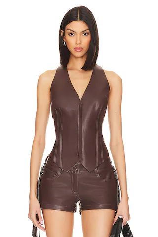 x REVOLVE Simple Vest
                    
                    Norma Kamali | Revolve Clothing (Global)