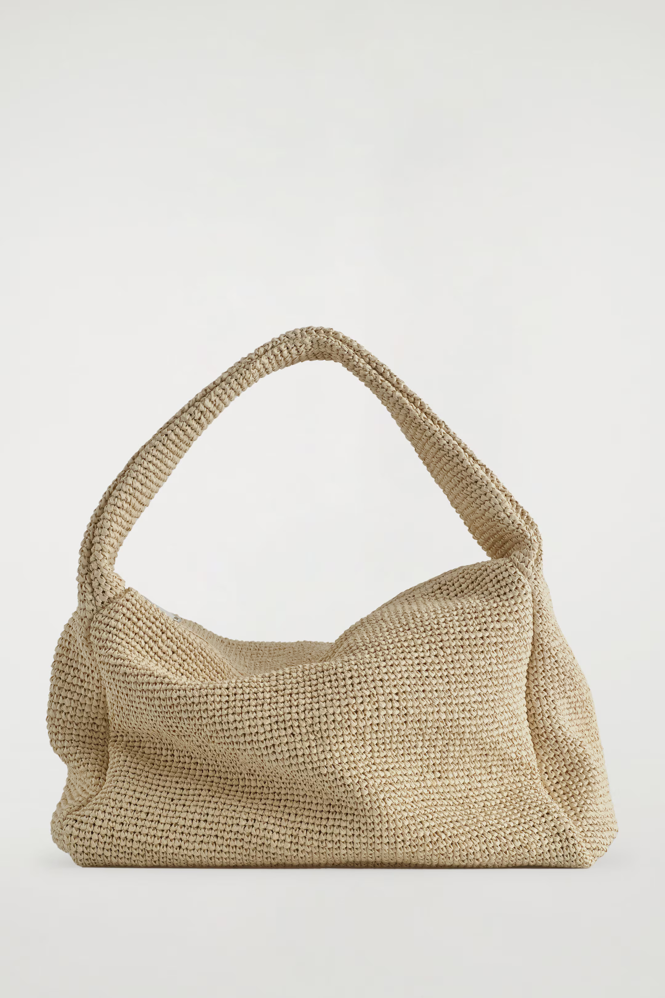 SLOUCHY TOTE BAG - RAFFIA - BEIGE | COS | COS (EU)