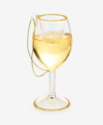 Holiday Lane Spirits White Wine Glass Ornament, Macy's Exclusive  - Macy's | Macy's