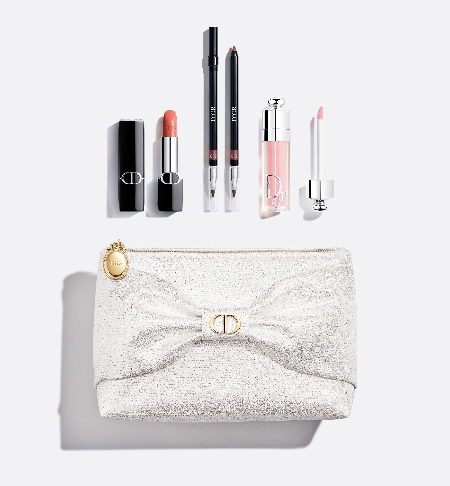 Couture Lip Essentials: plumping gloss, Rouge Dior lipstick and lip liner | Dior Beauty (US)