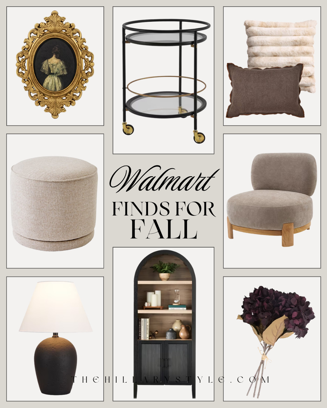 Walmart Fall Home Finds That Look High-End for Less

Walmart’s newest fall home finds are giving warm, moody, designer-inspired style for the season. Think sculptural furniture, cozy neutral textures, vintage-style artwork, black and brass accents, statement lighting, arched storage, and deep burgundy florals. These affordable Walmart finds make it easy to create a layered, collected home that feels elevated and cozy for fall.

#WalmartHome #WalmartFinds #WalmartHomeFinds #WalmartNewArrivals #FallHomeDecor #FallDecor #FallDecorating #AffordableHomeDecor #DesignerInspired #MoodyInteriors #CollectedHome #WarmNeutrals #VintageInspired #BurgundyDecor #CozyHome #FurnitureFinds #HomeInspo #LTKFinds #TheHillaryStyle 

 

#LTKHome #LTKSeasonal #LTKHome