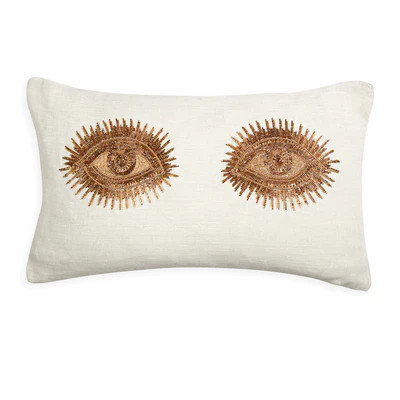 Muse Eyes Throw Pillow | Jonathan Adler US